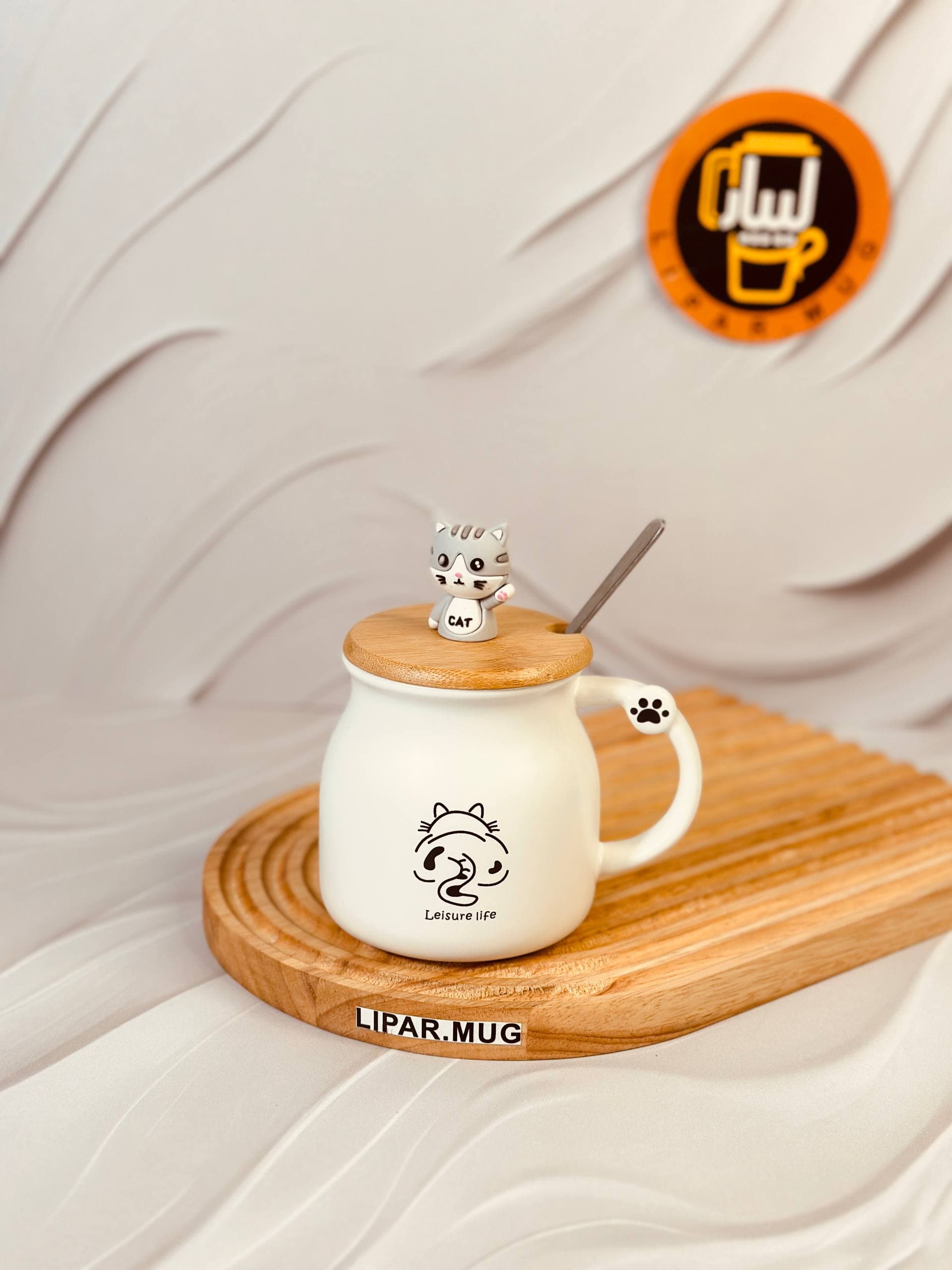ماگ سرامیکی گربه GOOD TIME کد 6258 — تصویر ۲