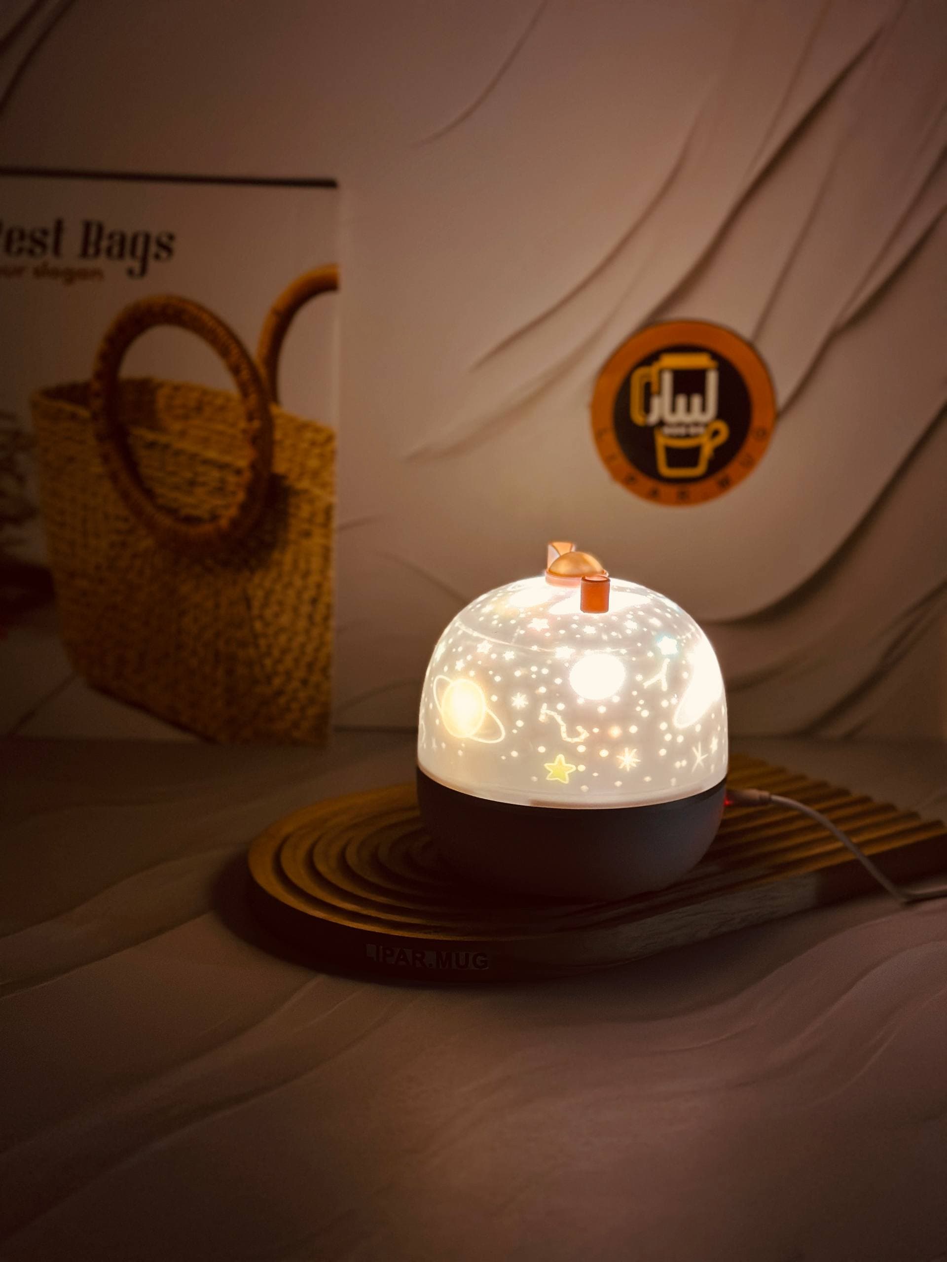 چراغ خواب پرزکتور دار پاپیونی کد 6227 — تصویر ۷