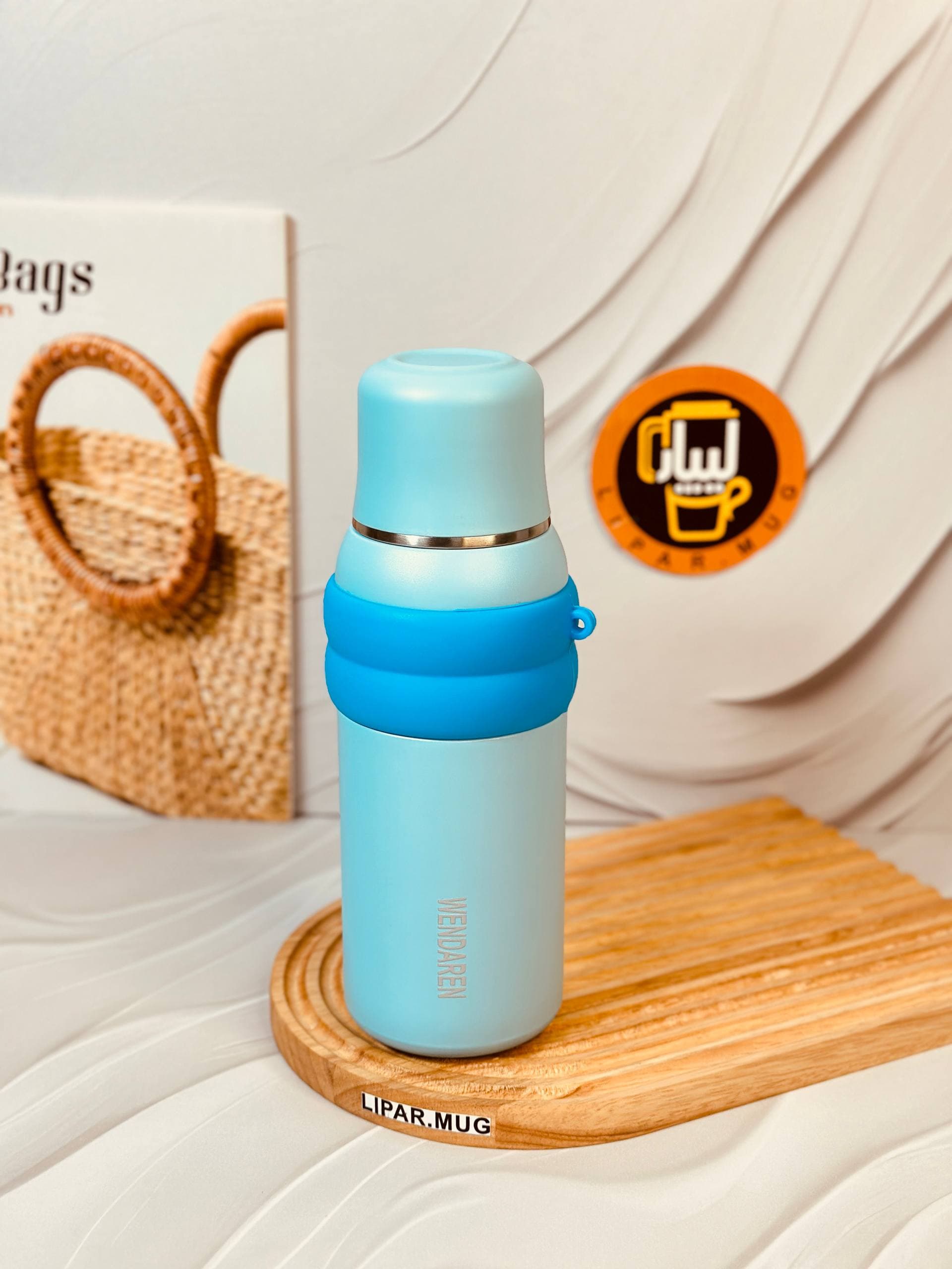 فلاسک دوحالته دور سیلیکونی 800 میل کد 6210 — تصویر ۳