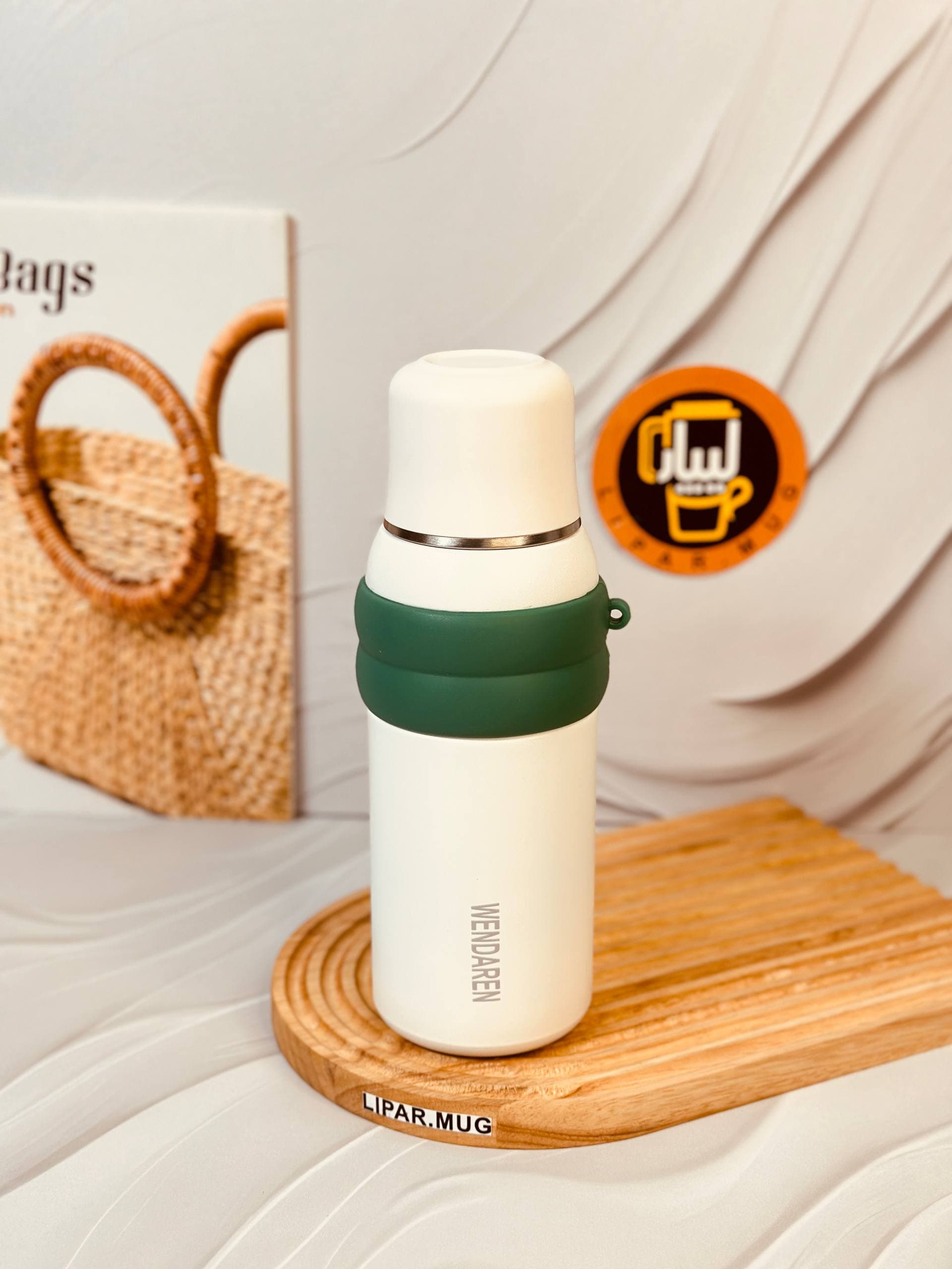 فلاسک دوحالته دور سیلیکونی 800 میل کد 6210 — تصویر ۷