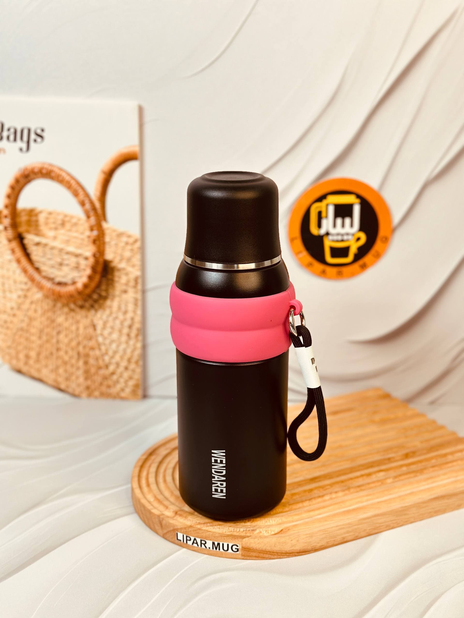 فلاسک دوحالته دور سیلیکونی 800 میل کد 6210 — تصویر ۶
