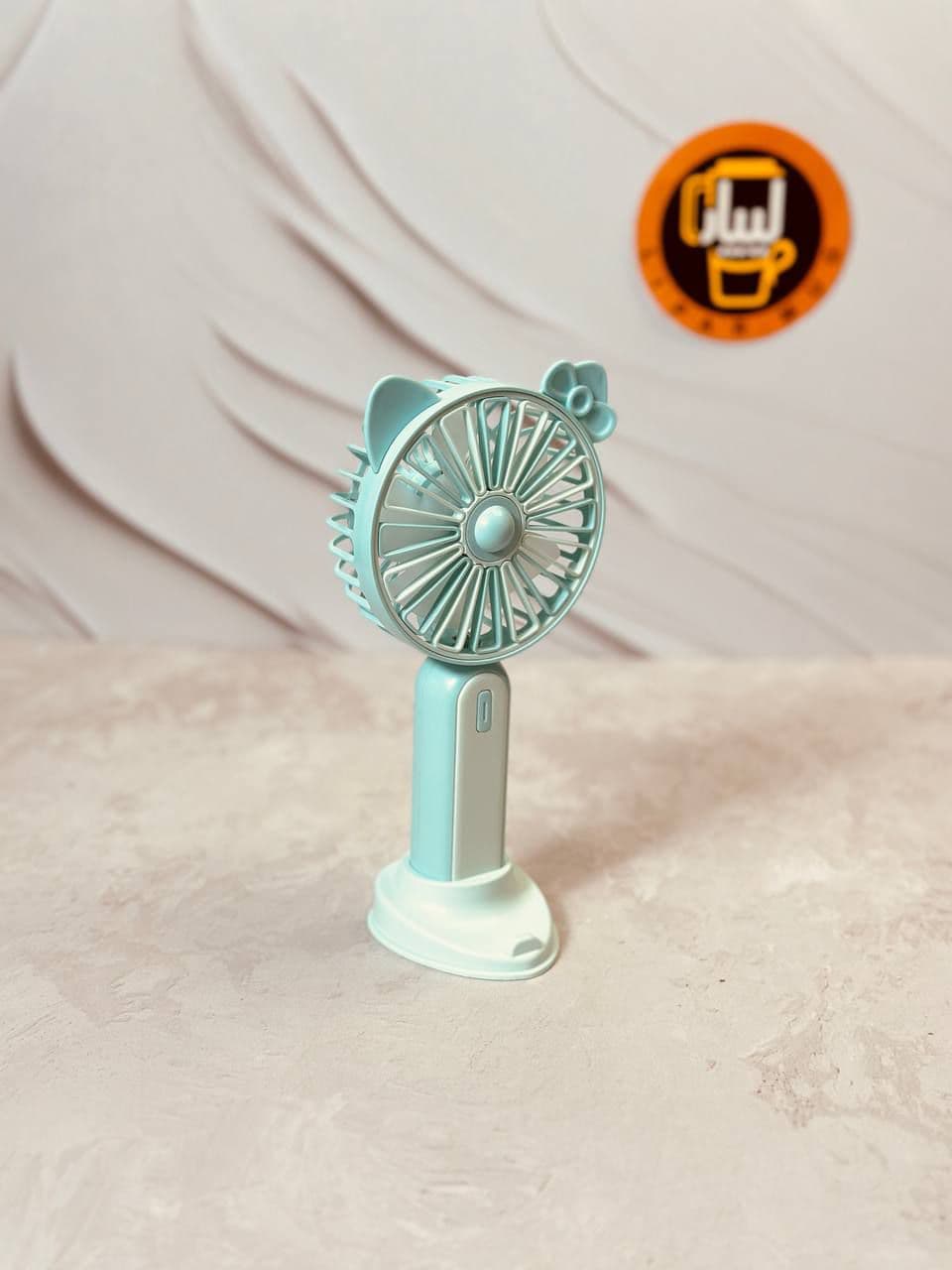 پنکه شارژی استند دار چراغ دار فانتزی کد SD8077 — تصویر ۳