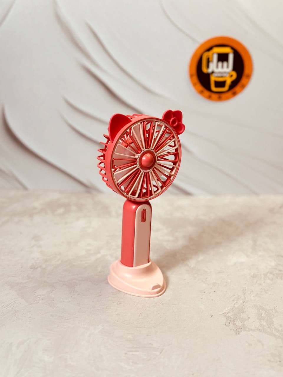 پنکه شارژی استند دار چراغ دار فانتزی کد SD8077 — تصویر ۵