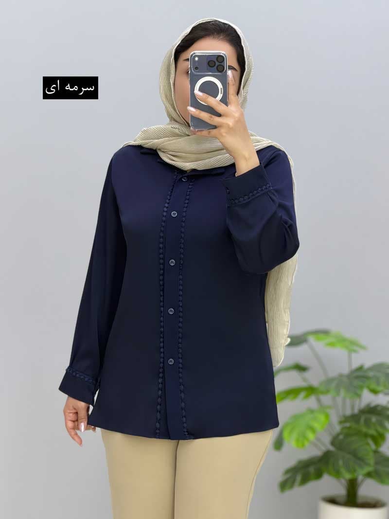 شومیزیقه مردانه ساتن شادلین کد101148 — تصویر ۲