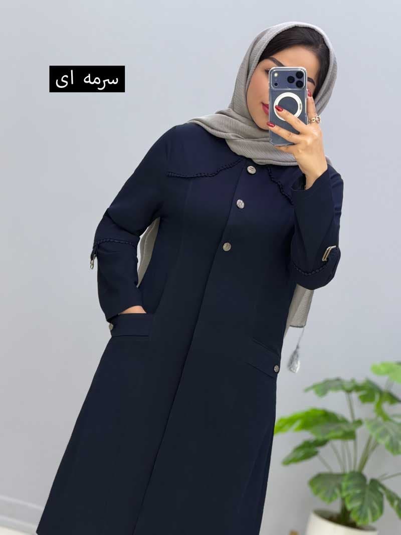 مانتو بلند تنسل برتا کد452557