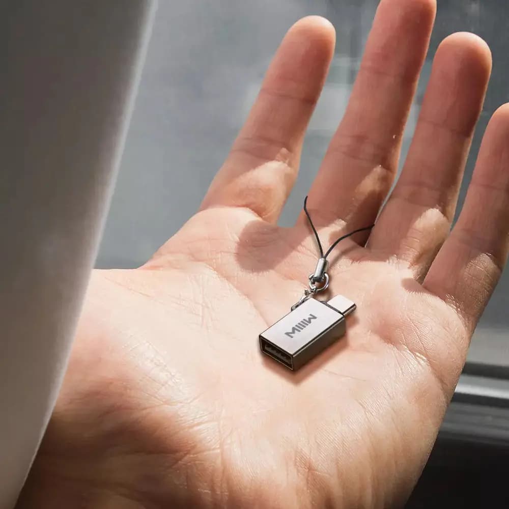 مبدل کابل انتقال سریع شیائومی مدل Xiaomi Youpin Miiiw USB 3.0 Typ-C OTG Adapter Typ C — تصویر ۲