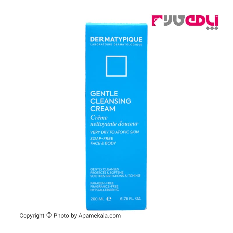 کرم شوینده ملایم پوست خشک و حساس درماتیپیک dermatypique حجم 200 میل — تصویر ۲