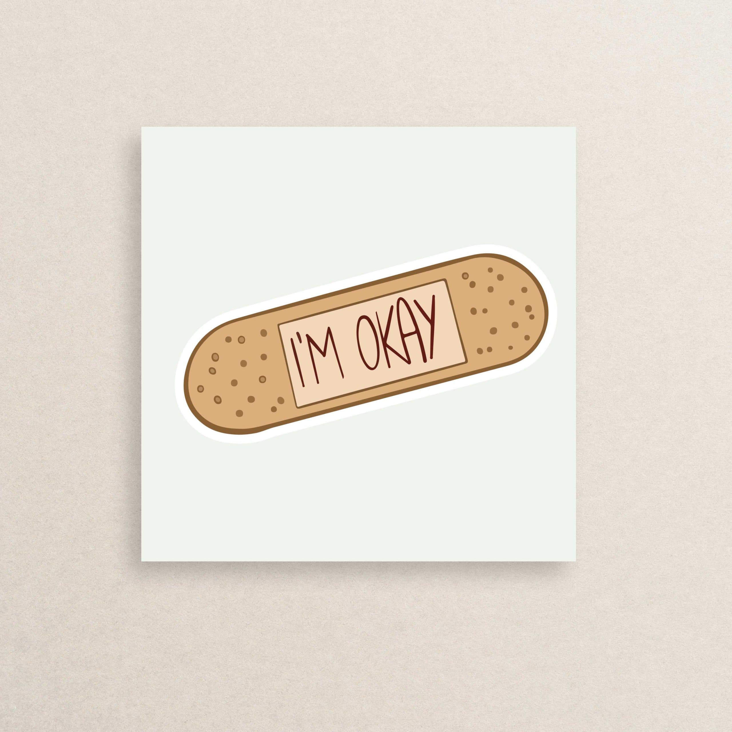 استیکر با مزه 75 | Cool I am OK sticker 75