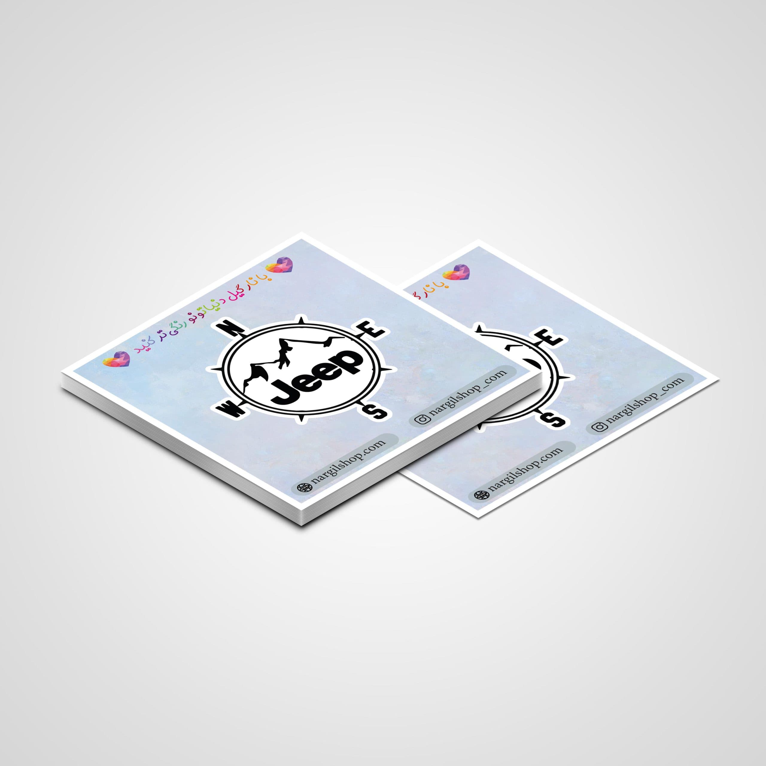 استیکر ماشین جیپ 22 | Jeep car sticker 22 — تصویر ۳