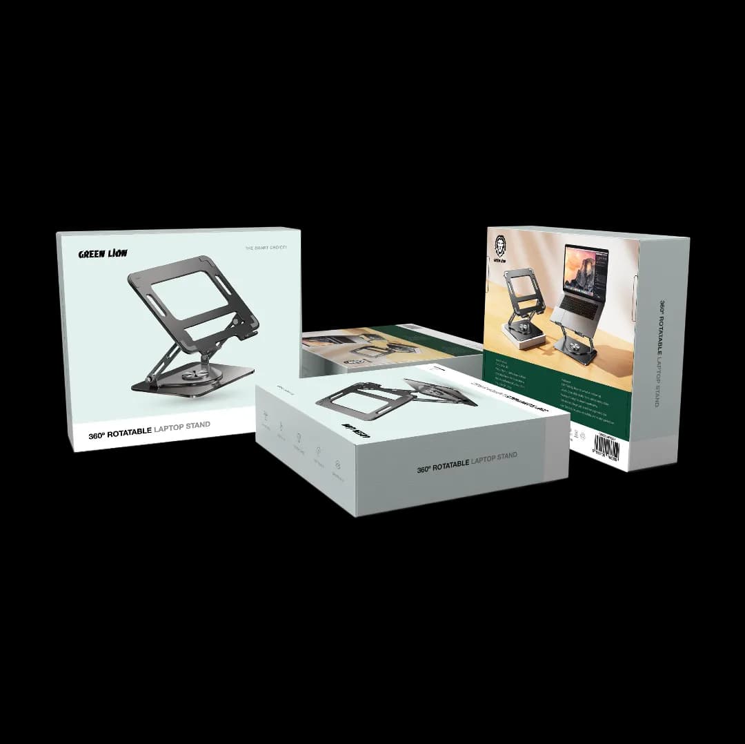 پایه نگهدارنده لپتاپ چرخشی 360 درجه 13 تا 17 اینچ مدل Rotatable Stand گرین لاین — تصویر ۲