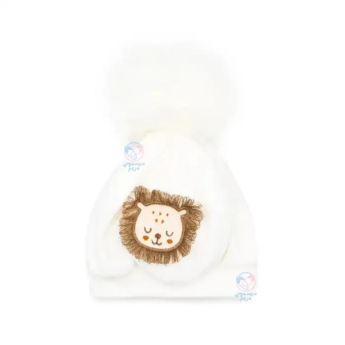 کلاه مخمل پوم دار شیر Adash پاپو Papo 250434 — تصویر ۲