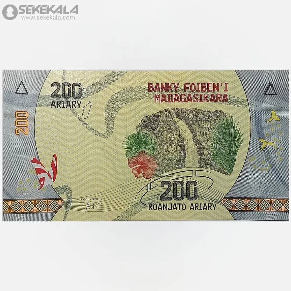 اسکناس 200 آریاری ماداگاسکار 2018 (UNC)