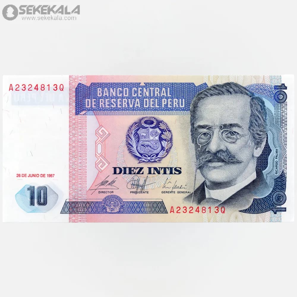 اسکناس 10 اینتیس پرو 1987 (UNC)