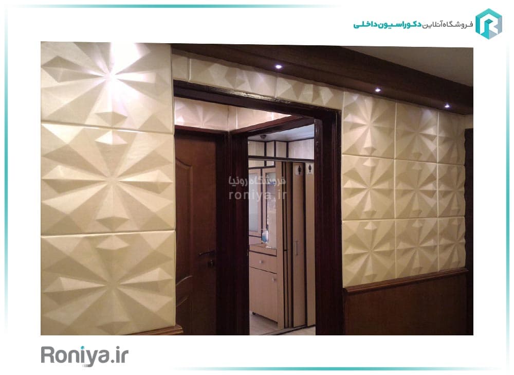 دیوار پوش چرمی ROCK کد SW025 — تصویر ۳