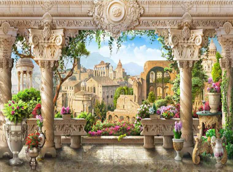 پوستر دیواری سه بعدی ایوان لوکس کد NT-046 — تصویر ۲