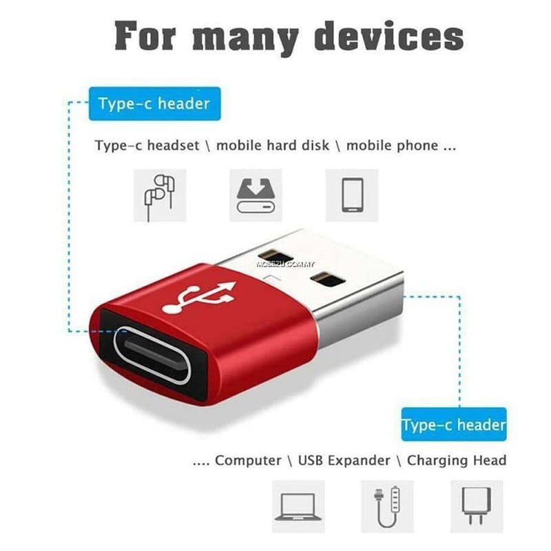تبدیل تایپ سی به یو اس بی GP-90|Type-C to USB 3.0 — تصویر ۳
