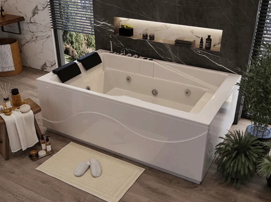 وان جکوزی دو نفره آرکا مدل A-JA214 ابعاد 65*120*180 — تصویر ۲