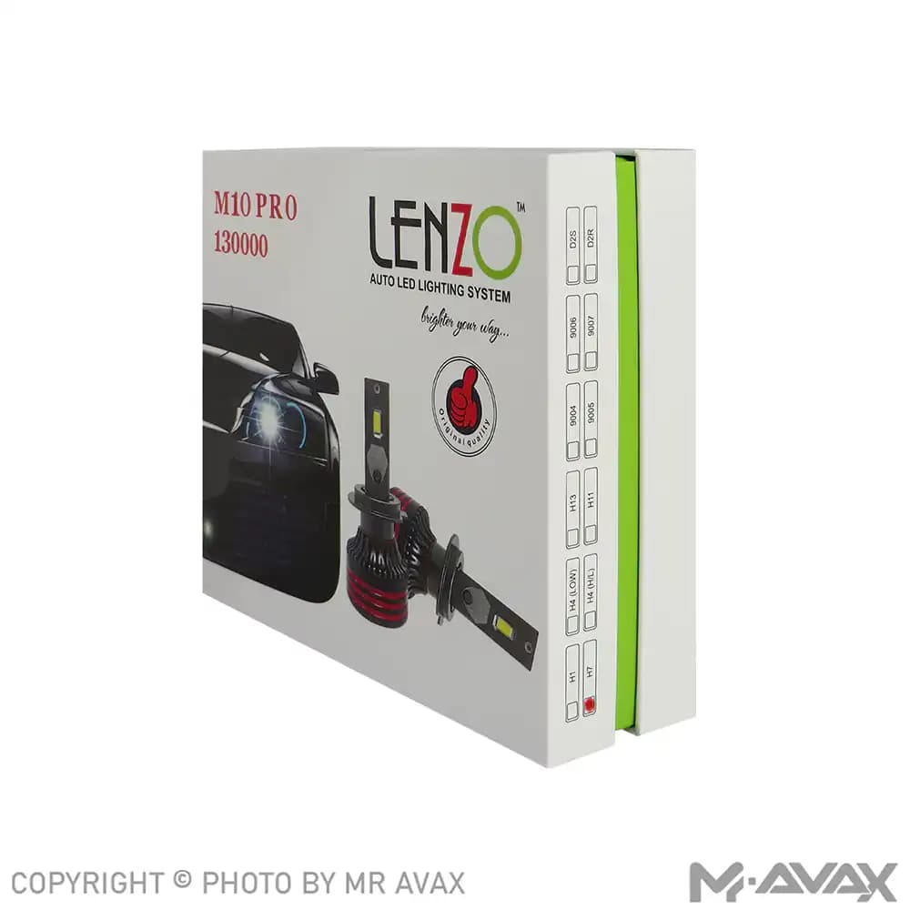 هدلایت لنزو مدل M10 PRO پایه H7 (دو عددی) — تصویر ۳