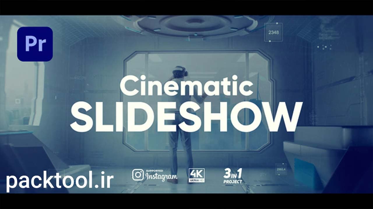 دانلود پروژه آماده پریمیر پرو اسلایدشو سینمایی Cinematic Slideshow