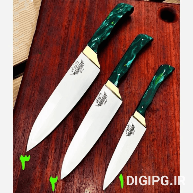 چاقو آشپزی استیل طوماری شماره 3 زنجان