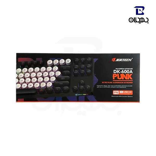 کیبورد مخصوص بازی جرتک مدل DK-600A PUNK — تصویر ۲