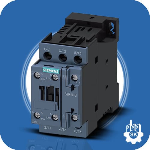 3RT2027-1AB00 کنتاکتور زیمنس 32 آمپر، 15 کیلو وات، 24V AC — تصویر ۲