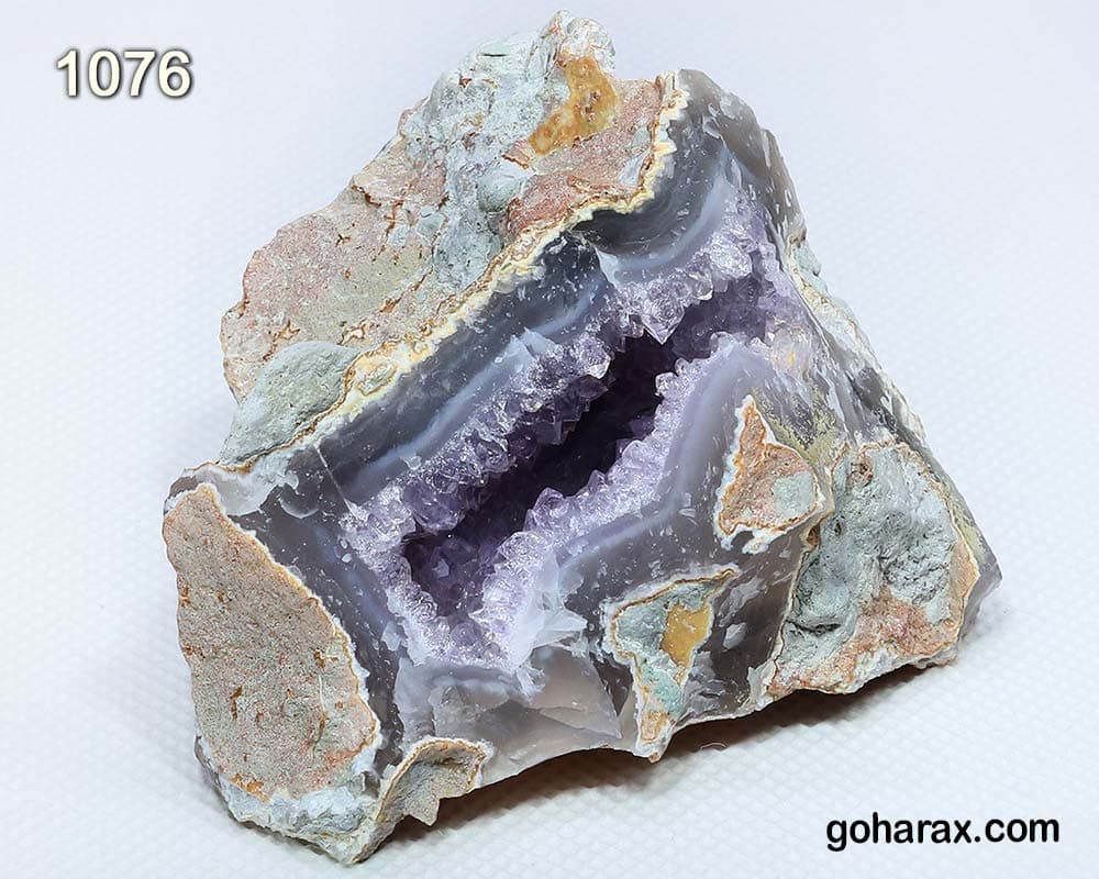 سنگ زینتی ژئود آمیتیست | code:1076 — تصویر ۲