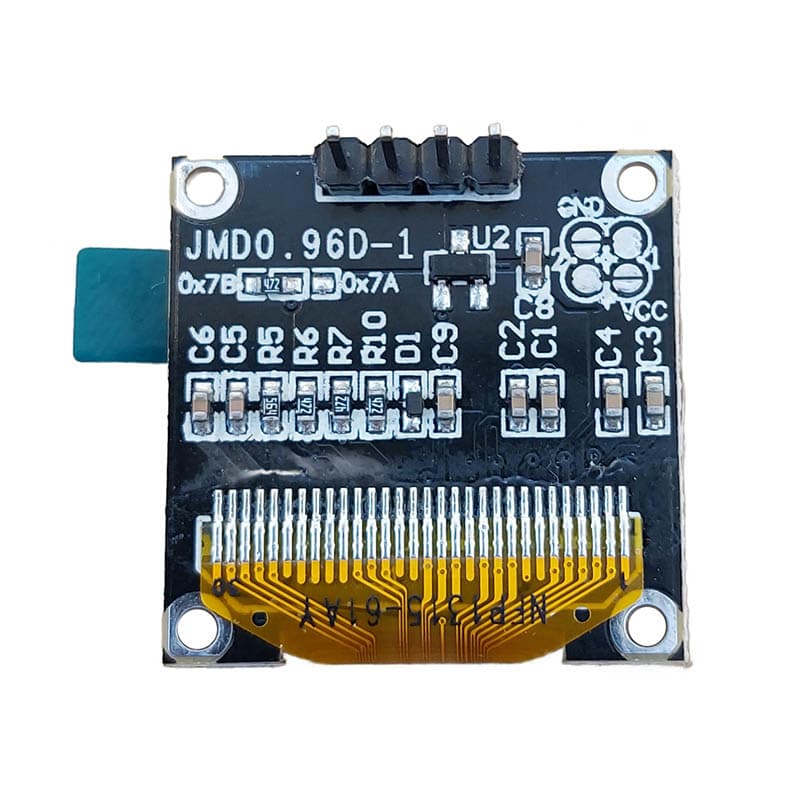 ماژول نمایشگر 0.96 OLED با رزولوشن 64*128 با کنترلر SSD1306 آبی — تصویر ۷