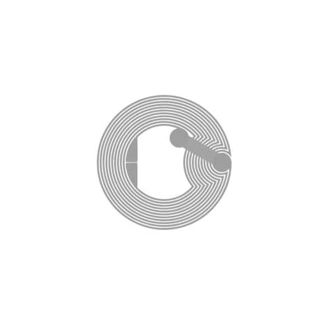 تگ NFC پشت برچسب دار (لیبل) گرد سکهای فرکانس 13.56 قطر 25mm