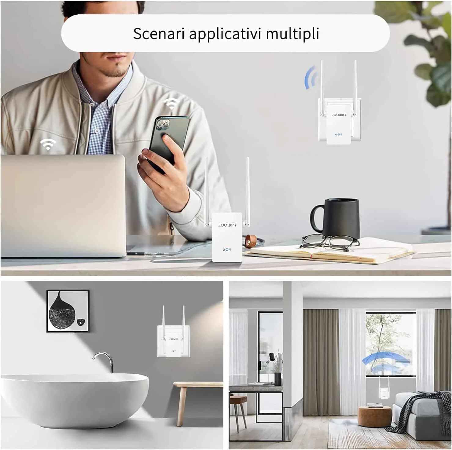 تقویت کننده و توسعه دهنده وای فای JOOWIN – JW-WR302S V2 — تصویر ۸