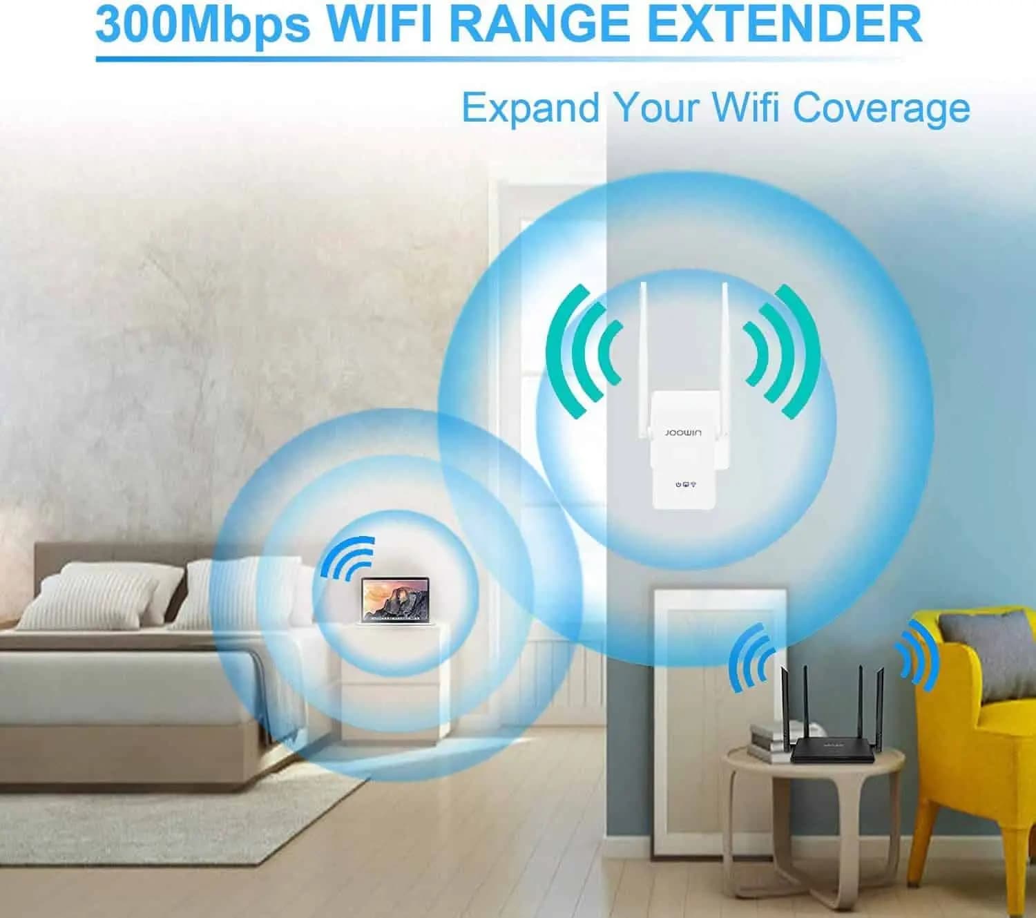 تقویت کننده و توسعه دهنده وای فای JOOWIN – JW-WR302S V2 — تصویر ۵