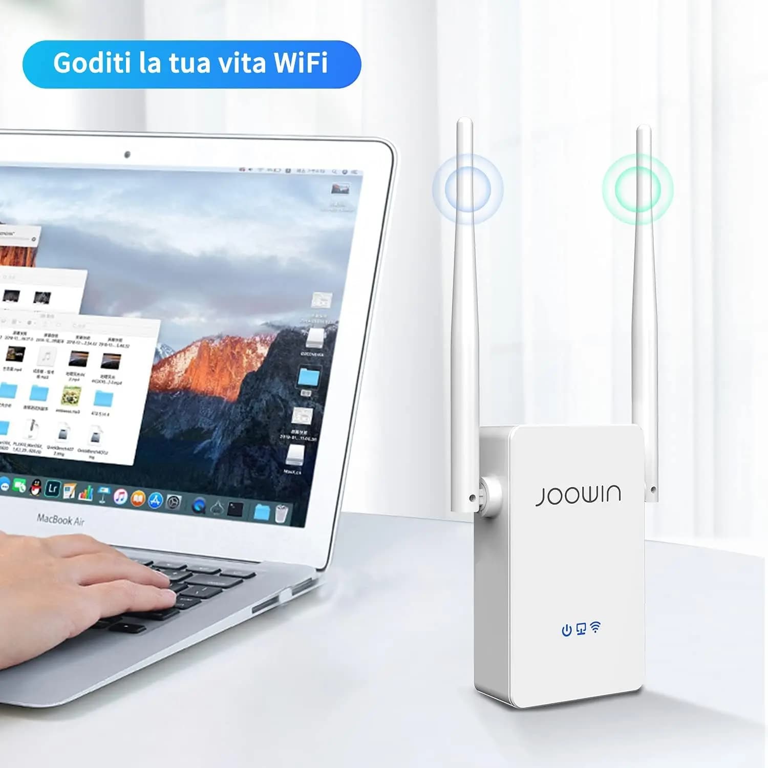 تقویت کننده و توسعه دهنده وای فای JOOWIN – JW-WR302S V2 — تصویر ۴