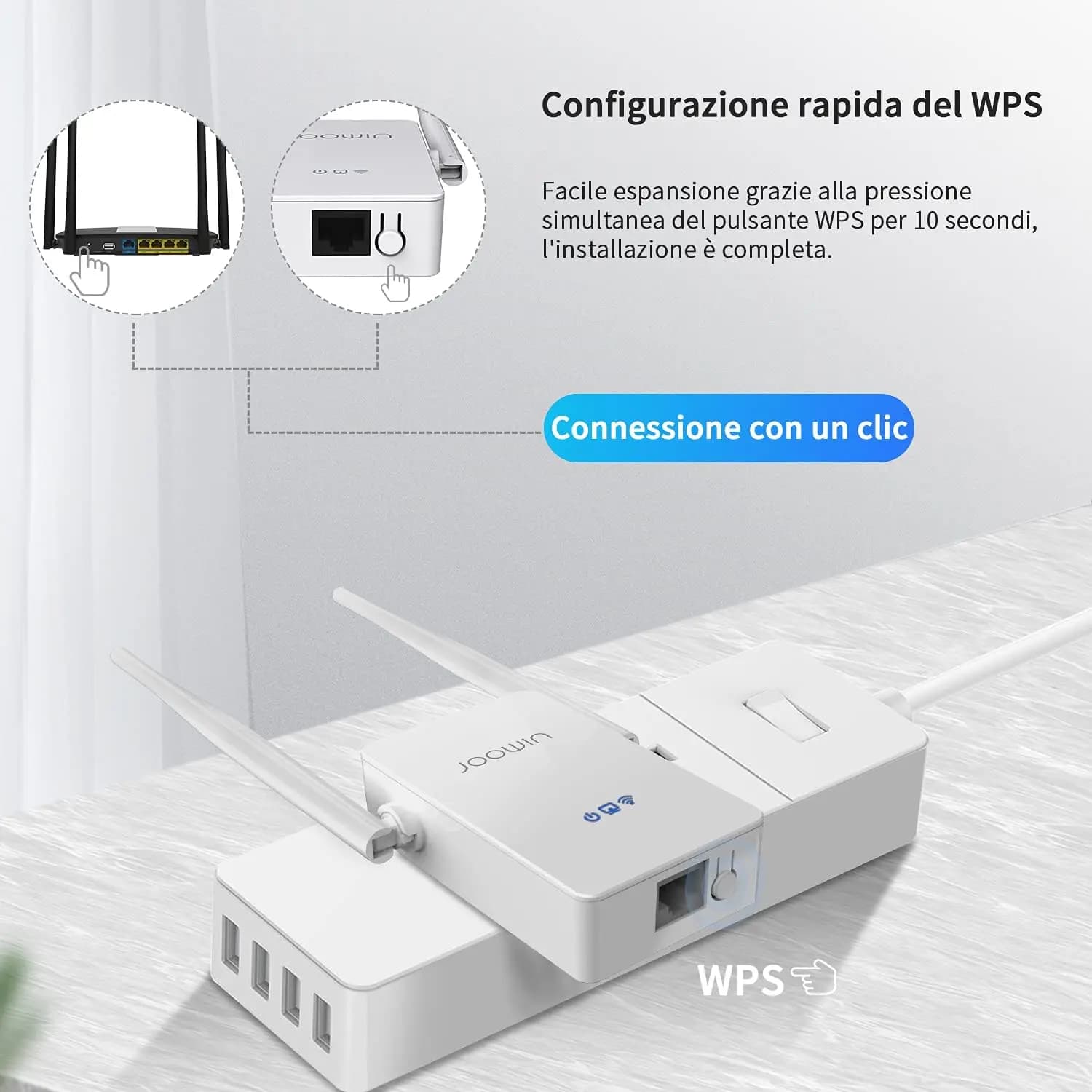 تقویت کننده و توسعه دهنده وای فای JOOWIN – JW-WR302S V2 — تصویر ۶