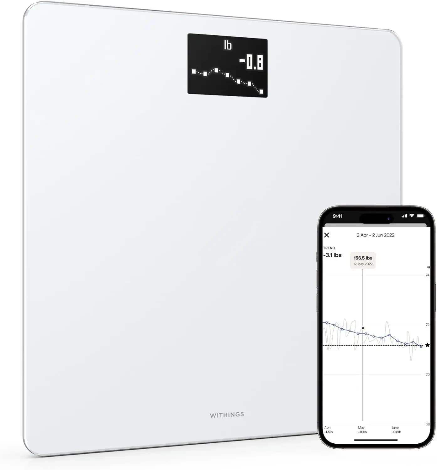 ترازوی تشخیصی و هوشمند Withings BMI Wi-Fi Scale
