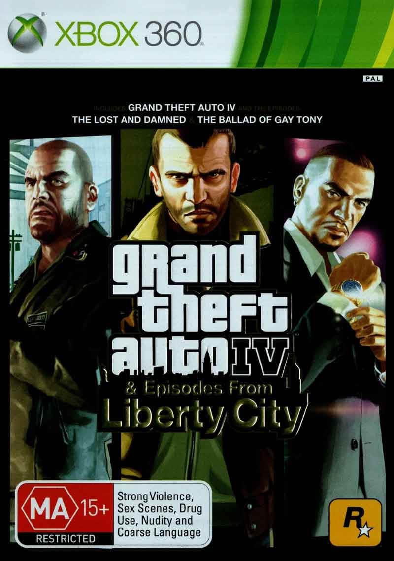 بازی ایکس باکس 360 Grand Theft Auto IV GTA IV – Episodes From Liberty City