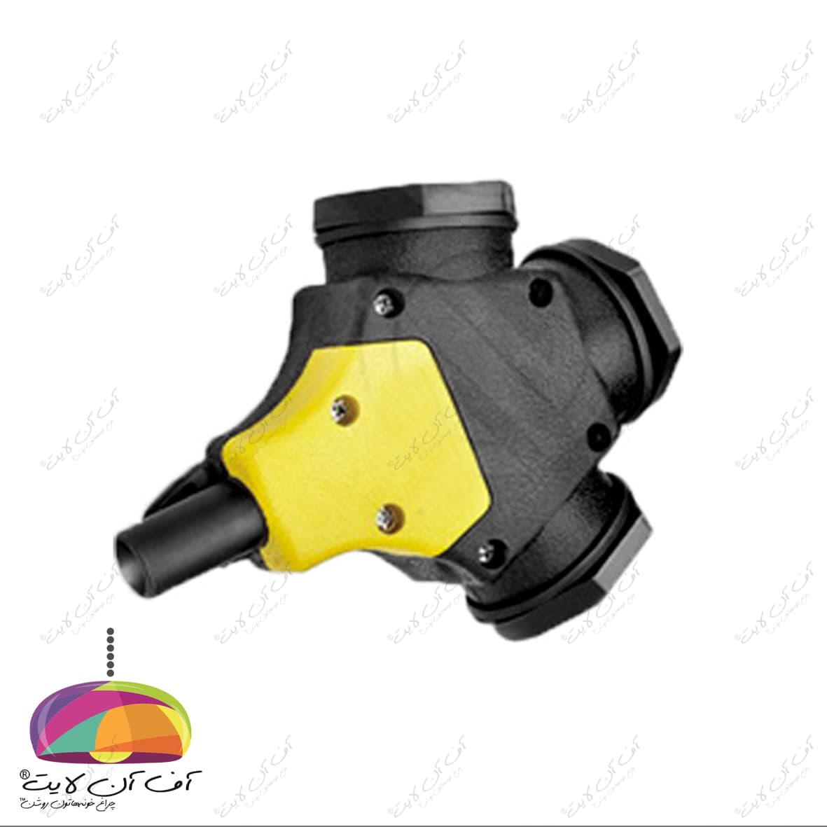 پریز سه راهی ارت دار صنعتی خیام الکتریک