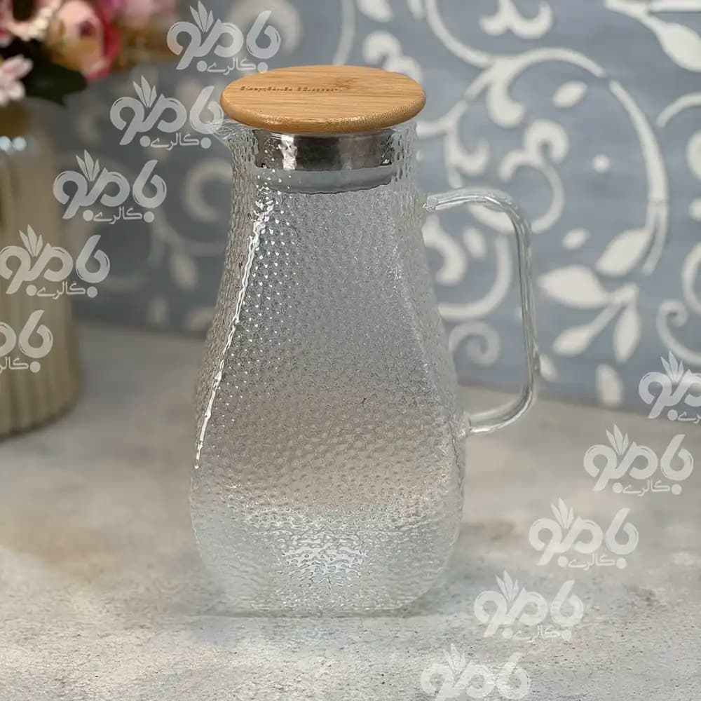 پارچ پیرکس بامبو برفی خمره ای کد 41