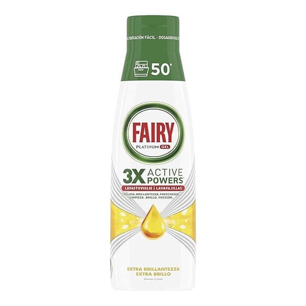 ژل ماشین ظرفشویی فیری پلاتینیوم Fairy Platinum Gel مدل 3X Active Powers حجم 50 شستشو