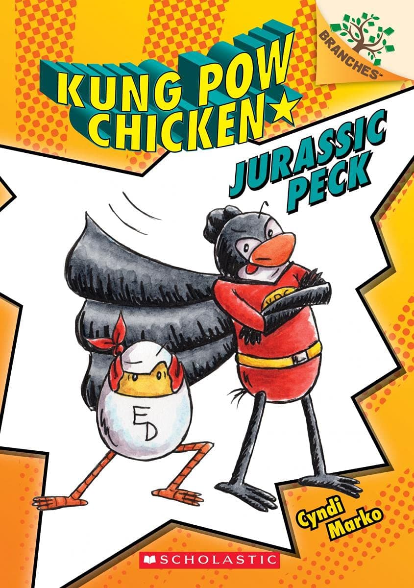 کتاب Jurassic Peck: A Branches Book (Kung Pow Chicken #5) (5)