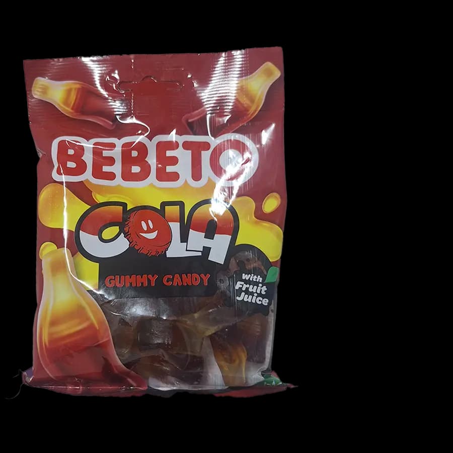 پاستیل ببتو طعم نوشابه ای 80 گرمی (cola) بسته 12 عددی — تصویر ۲