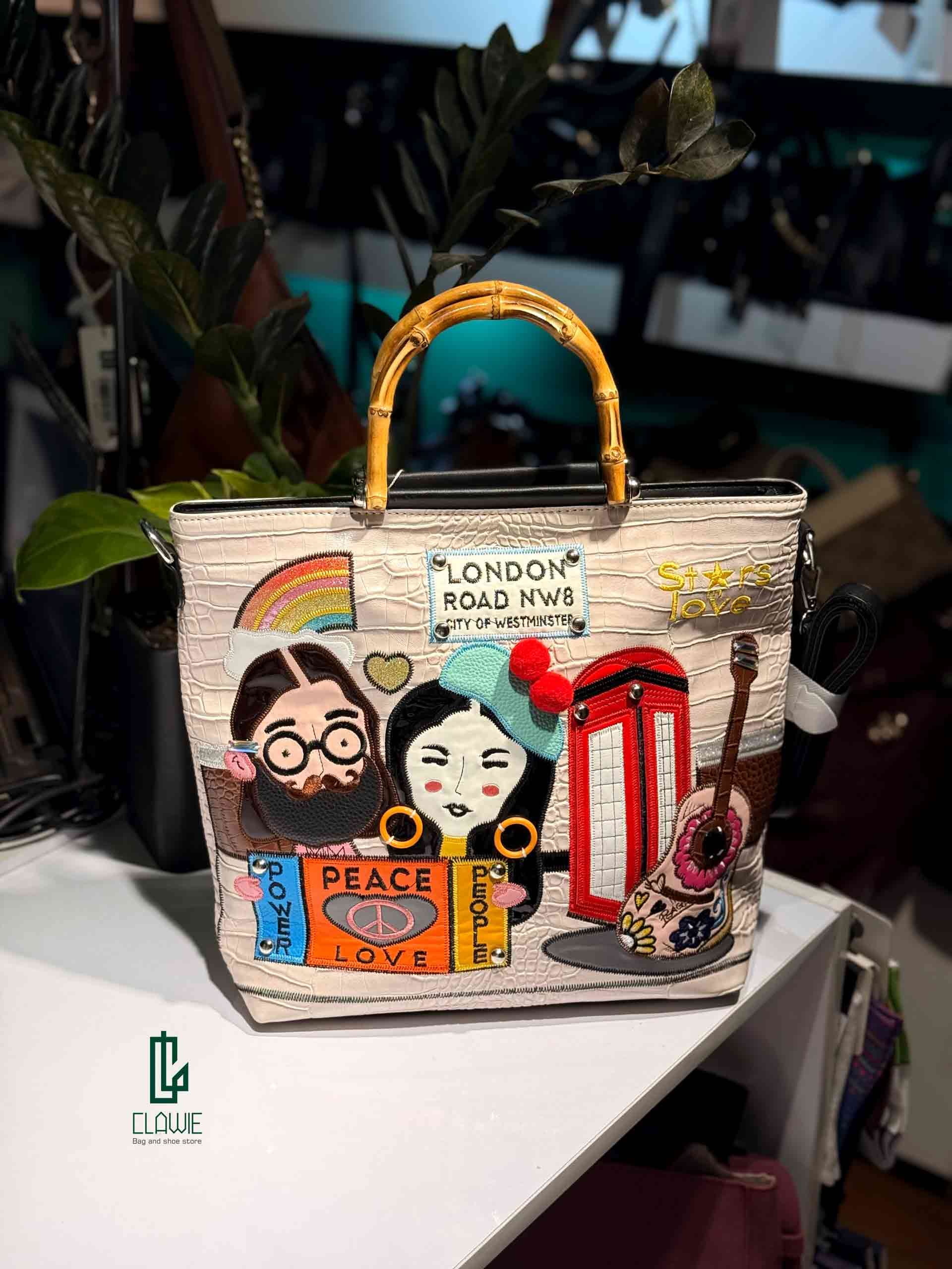 کیف وارداتی: چرمی طرح دار — تصویر ۳