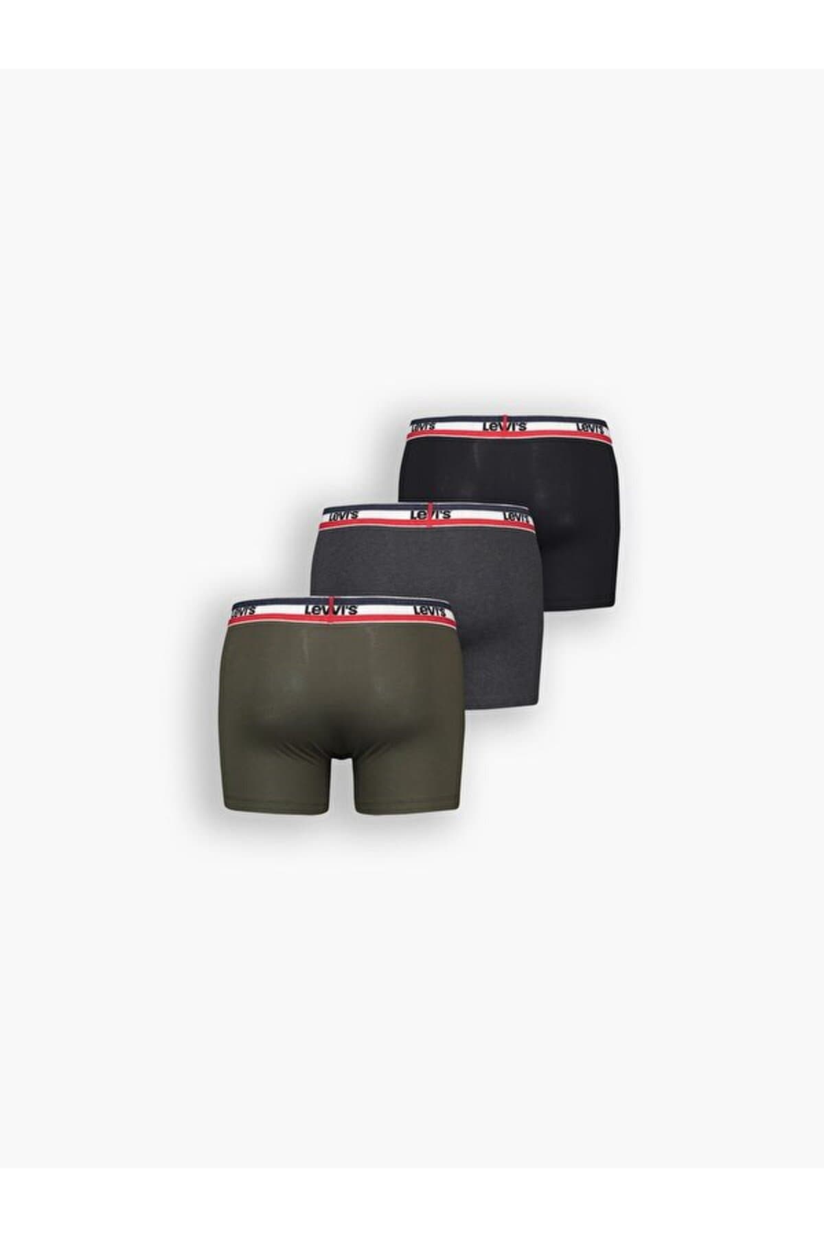 باکسر لیوایز مردانه پنبه ای سفید اسپرت Solid فاق نرمال اسپرت | Levi’s 3714908140 PK — تصویر ۲