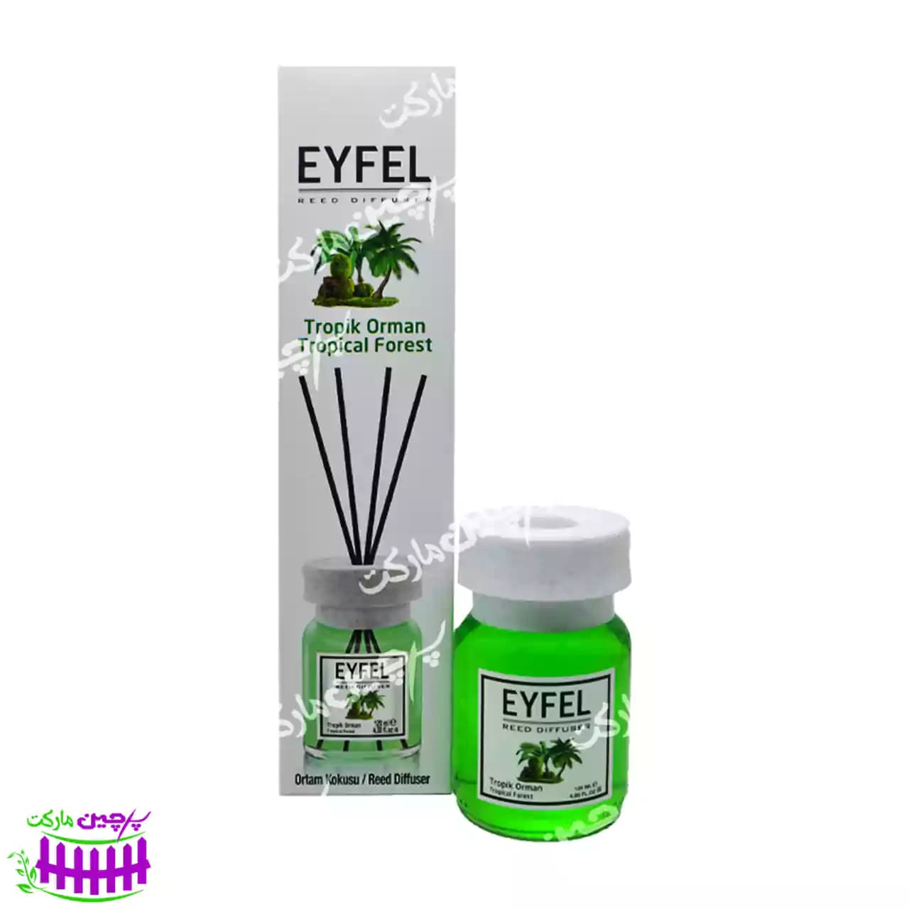 اسانس خوشبو کننده هوا رایحه جنگل های استوایی ۱۲۰ میل ایفل – eyfel