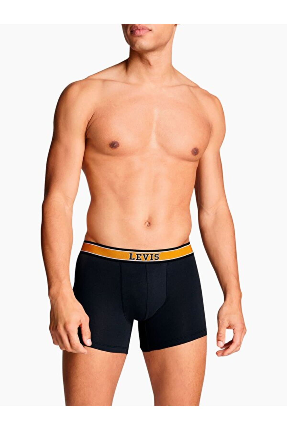 باکسر لیوایز مردانه پنبه ای آبی راسته باکسر فاق نرمال کژوال/روزمره | Levi’s 3714910170 PK