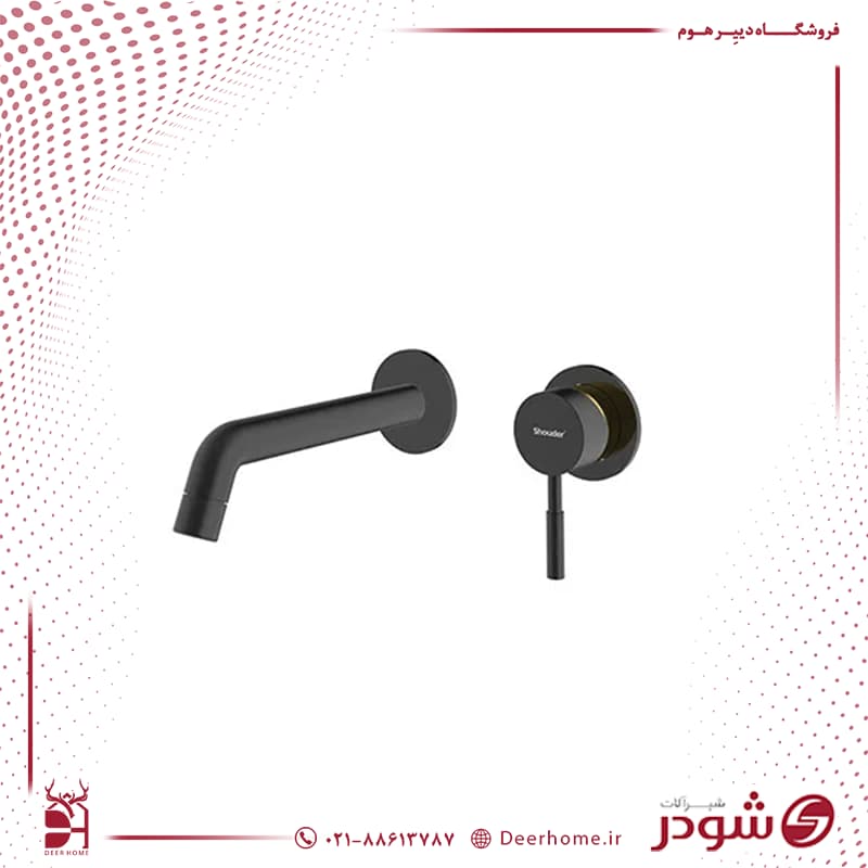 شیر روشویی توکار شودر مدل روگن — تصویر ۳