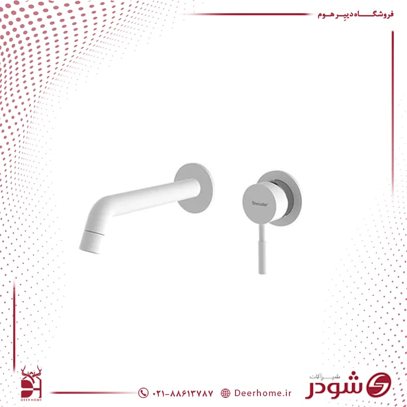 شیر روشویی توکار شودر مدل روگن — تصویر ۵