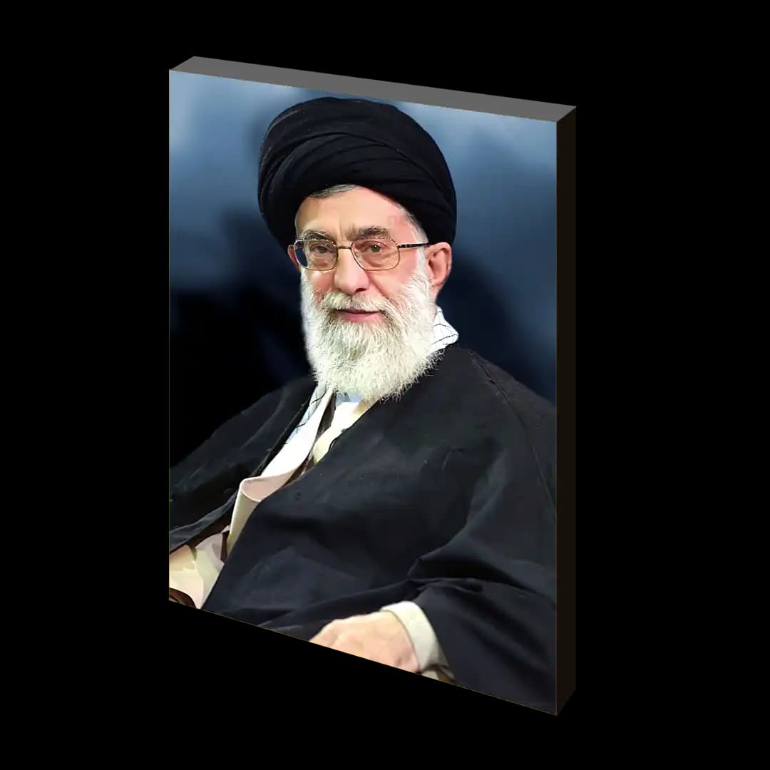 تابلو شاسی آیت الله شهید امام خامنه ای مدل 2V55