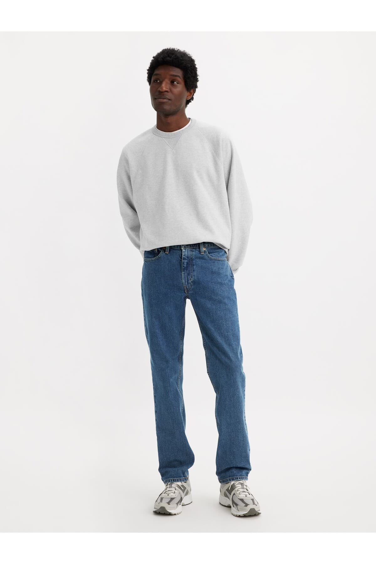 شلوار لیوایز مردانه پنبه – الاستین آبی راسته Straight/استریج فاق نرمال Straight/استریج Daily/روزانه | Levi’s TYC00423549637 BD