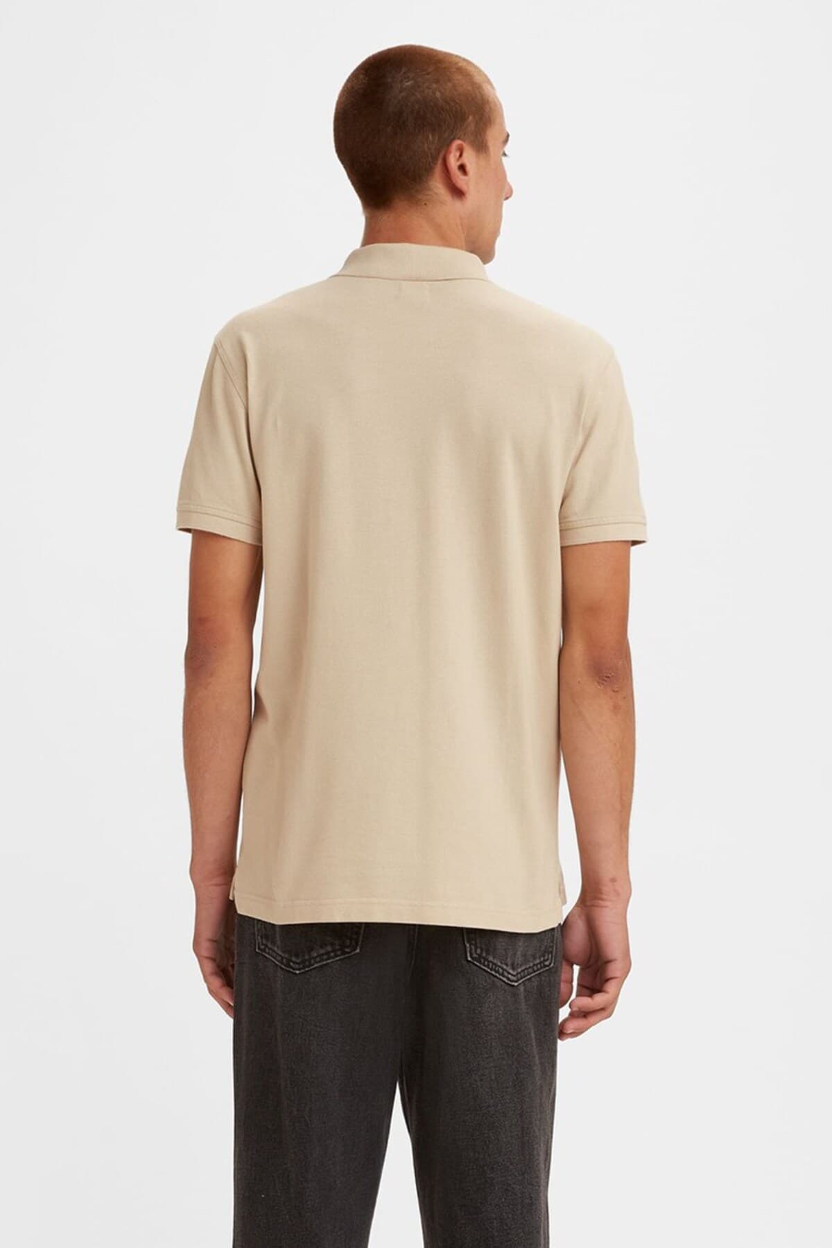 پولوشرت لیوایز مردانه پاموک بژ راسته Regular/رگولار بیسیک کژوال/روزمره | Levi’s TYC8A334629CDA05AC3082C00 IN — تصویر ۳