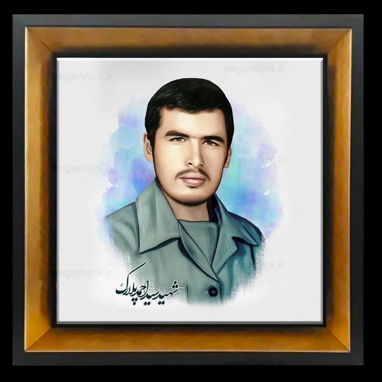 تابلو کاشی شهید سید احمد پلارک مدل 2Z24